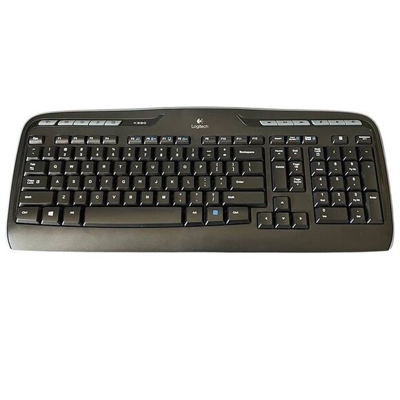 Logitech K330 Wireless Keyboard in Black - Picture 1 of 8
